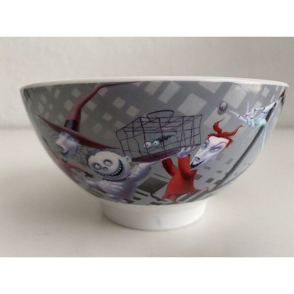 Nightmare Before Christmas Jack Sally Zero Ceramic Cereal Ramen Bowl NEW - Picture 5 of 7